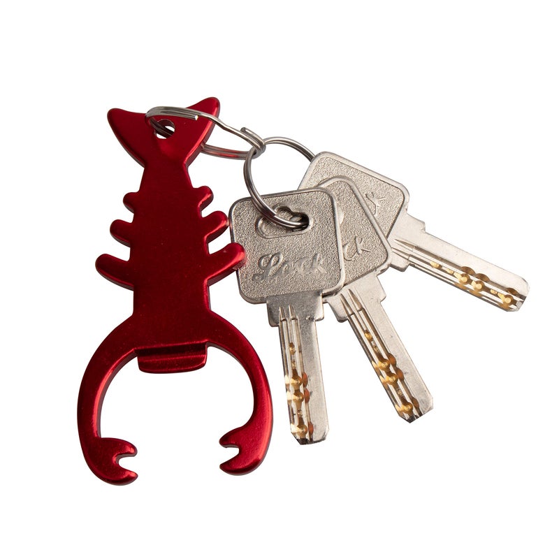 SWATOM Lobster Bottle Opener Keychain Beer Openers Tool Key Chain Ring Accessories - Image 3